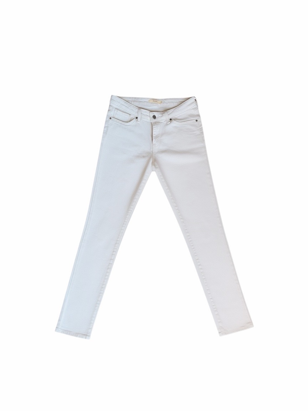 Levi’s 711 Skinny Jeans Women’s 29x30 Soft Clean White Mid Rise Stretch Denim